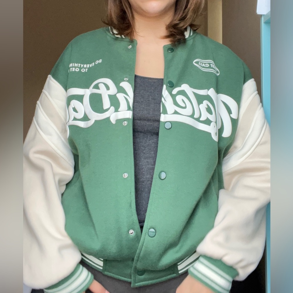 Bershka varsity sweatshirt size L